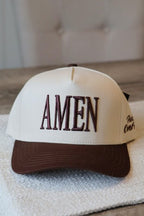 Amen Trucker Hat Brown