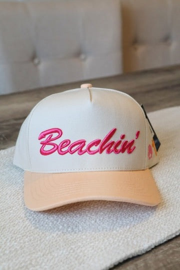 Beachin' Trucker Hat Coral