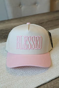 Blessed Trucker Hat Pink