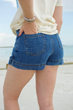 Classic Denim Mini Skort