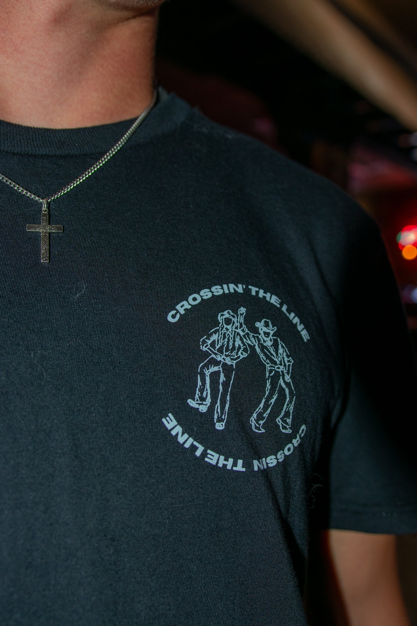 Crossin the Line T-shirt