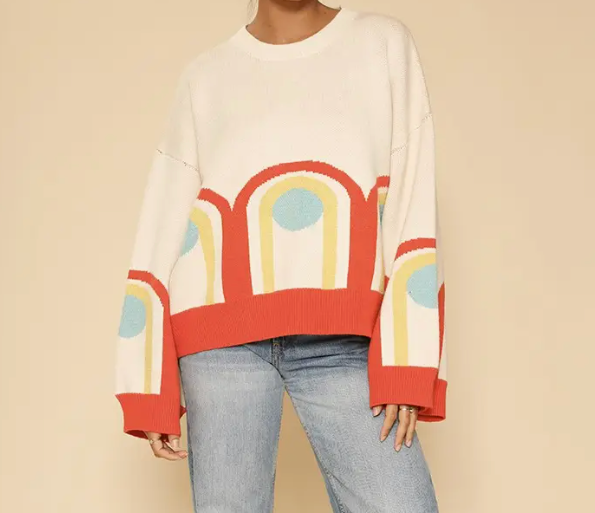 Retro Arch Sweater