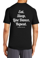 Eat, Sleep, Line Dance, Repeat T-shirt