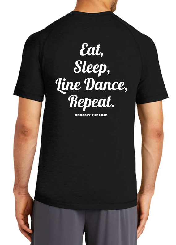 Eat, Sleep, Line Dance, Repeat T-shirt